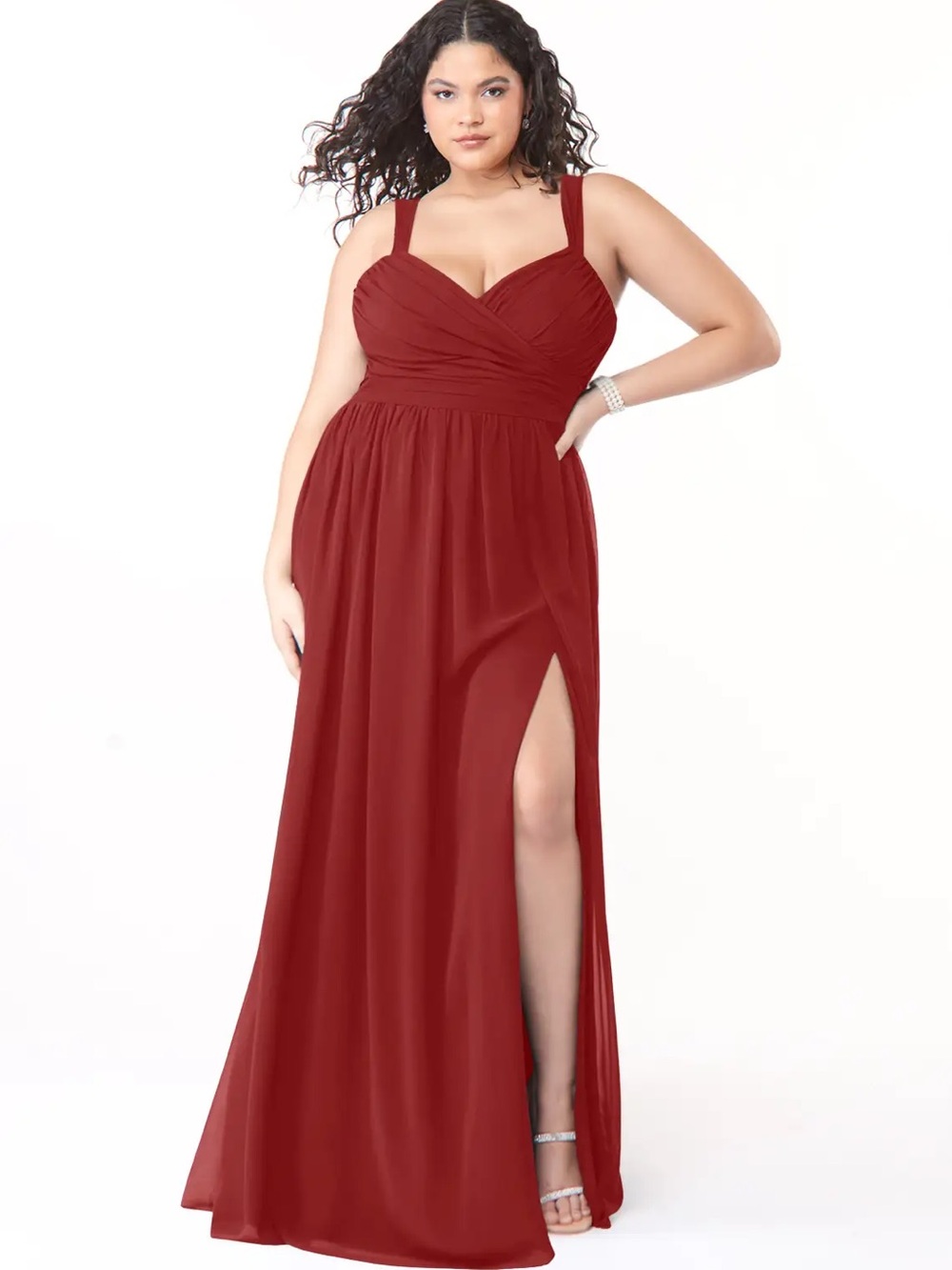 aziza bridesmaid dresses Azazie | | Nwt Azazie Rust Red Aline Vneck Pleated Chiffon Maxi Dress 22 it can be worn mnm-pre-order Daiya Vegan Blue Cheeze Color:Light Blue/Plum